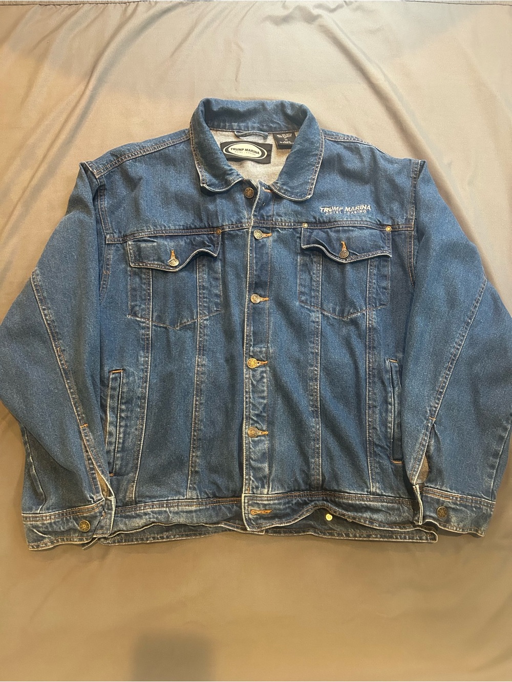 Vintage Donald Trump / Trump Marina Hotel & Casino Denim Jacket